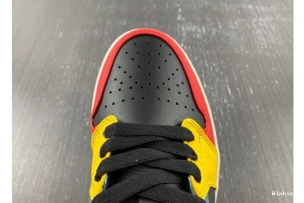 SE Jordan Low Black DN3739-060 Retro 1 Multi-Color 0727
